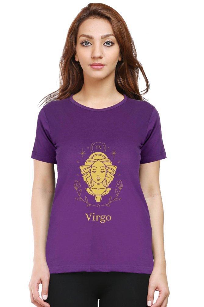 Womens Round neck t-shirt Virgo sunsign - sunny buttons
