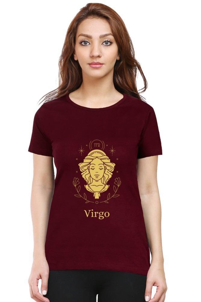 Womens Round neck t-shirt Virgo sunsign - sunny buttons