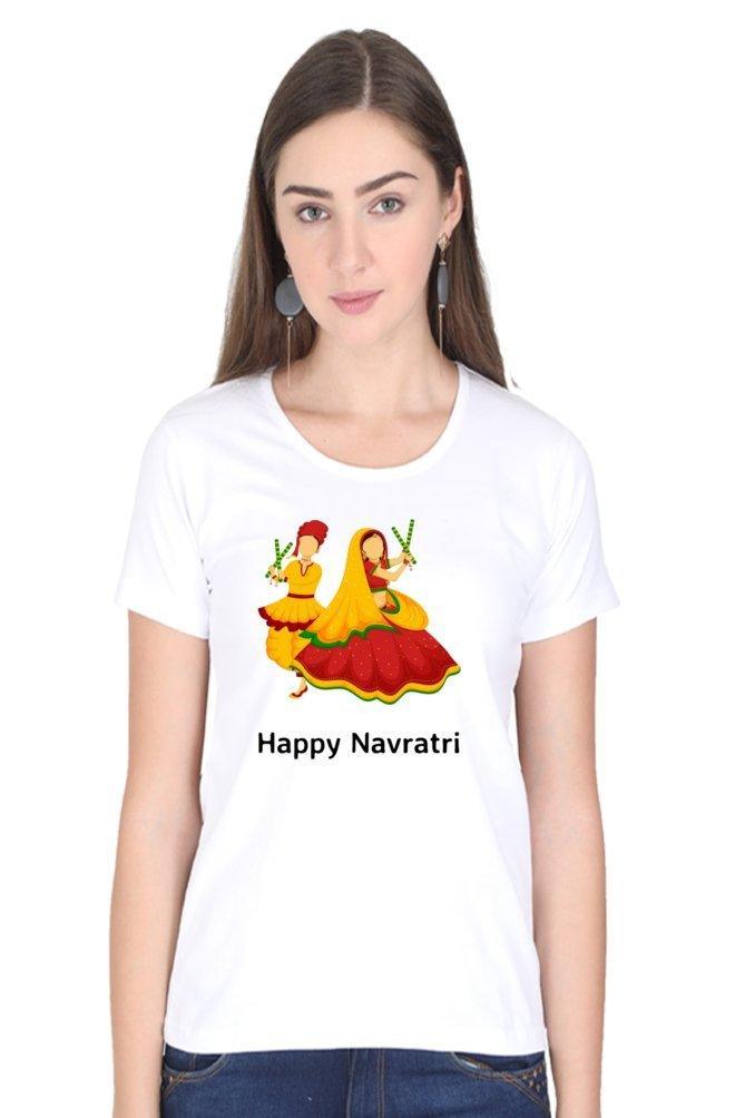 Womens T-shirt Navratri Dandiya - sunny buttons