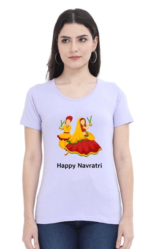 Womens T-shirt Navratri Dandiya - sunny buttons