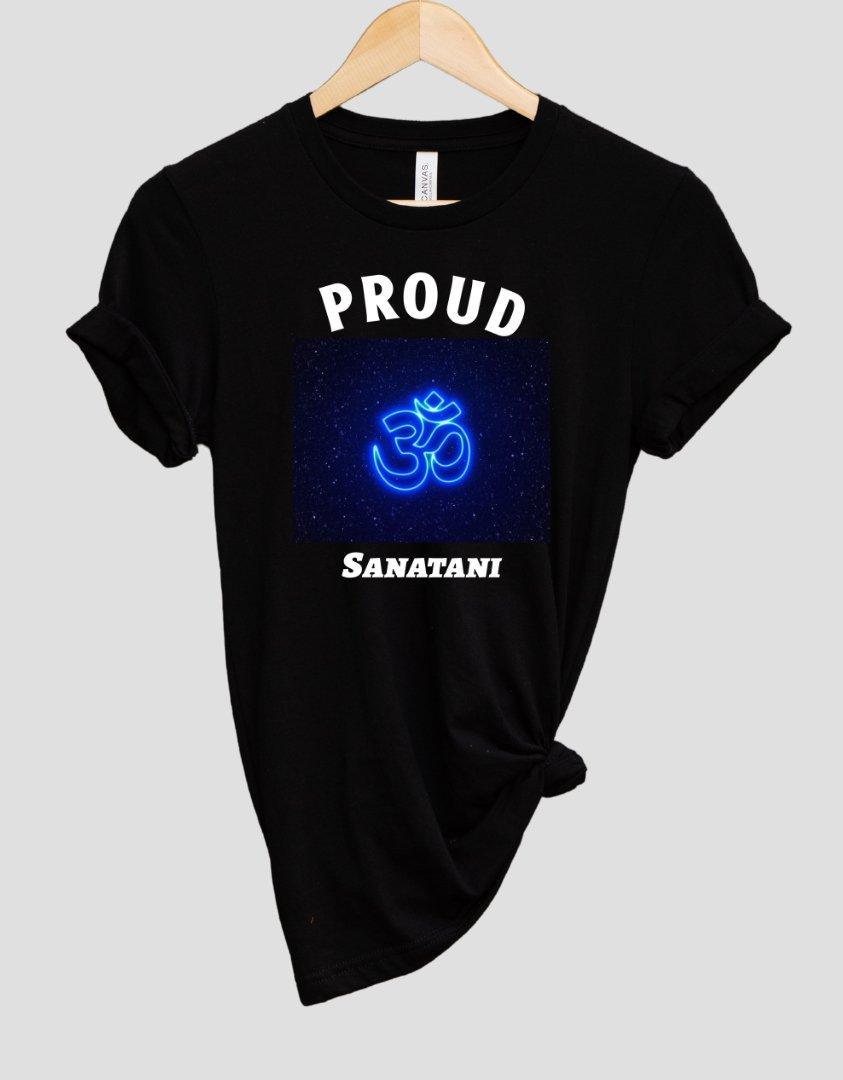Womens T-shirt Proud Sanatani.. - sunny buttons