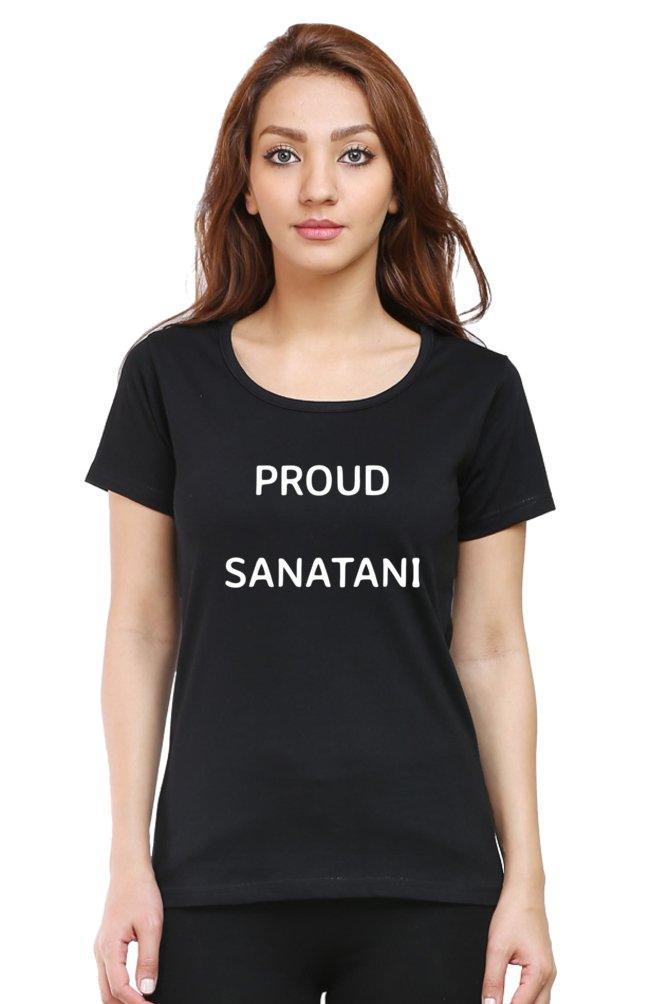 Womens T-shirt Proud Sanatani.... - sunny buttons