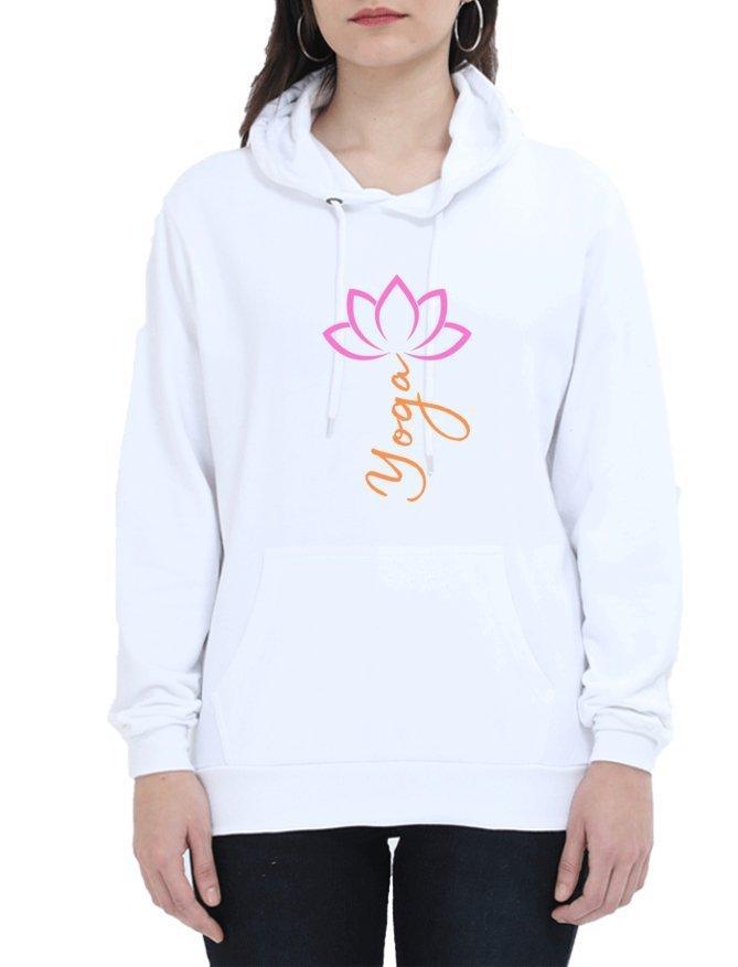 yoga hoodie - sunny buttons