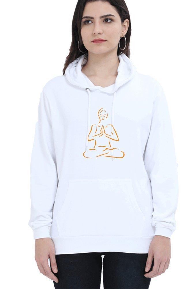 yoga hoodie - sunny buttons