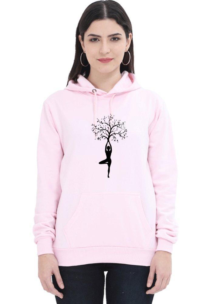 yoga hoodie - sunny buttons