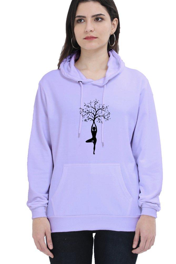 yoga hoodie - sunny buttons