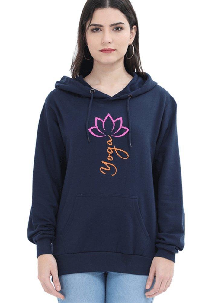 yoga hoodie - sunny buttons