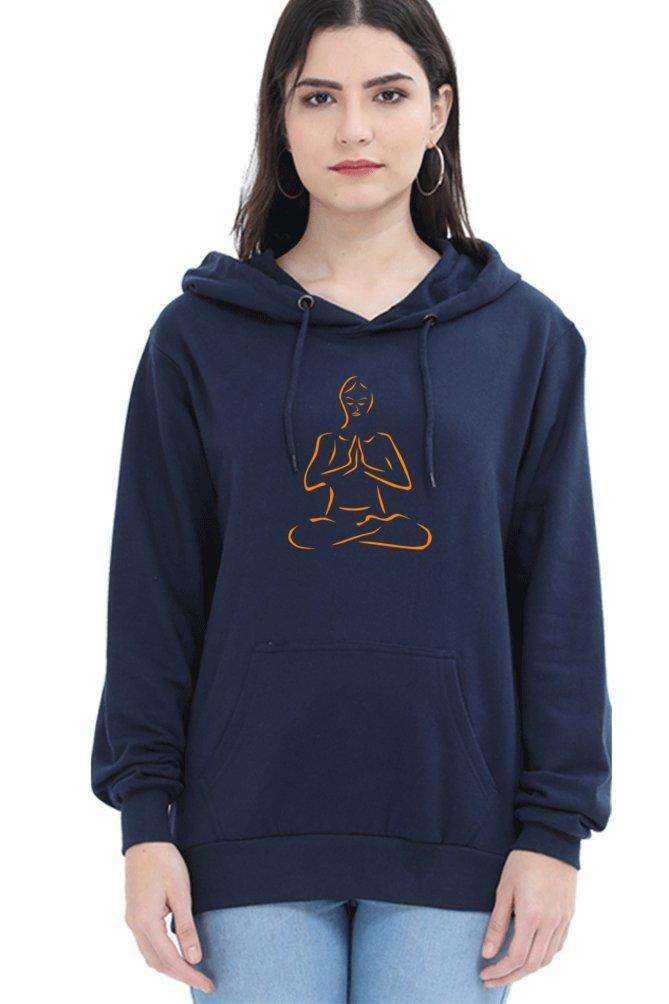 yoga hoodie - sunny buttons