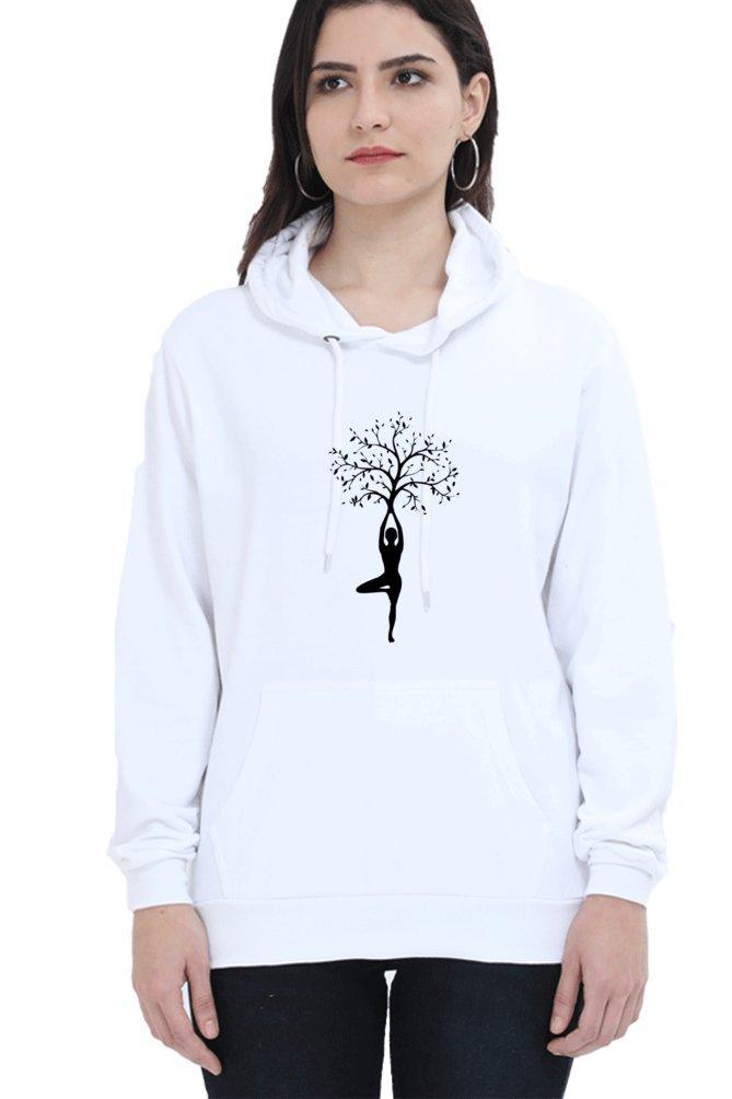 yoga hoodie - sunny buttons