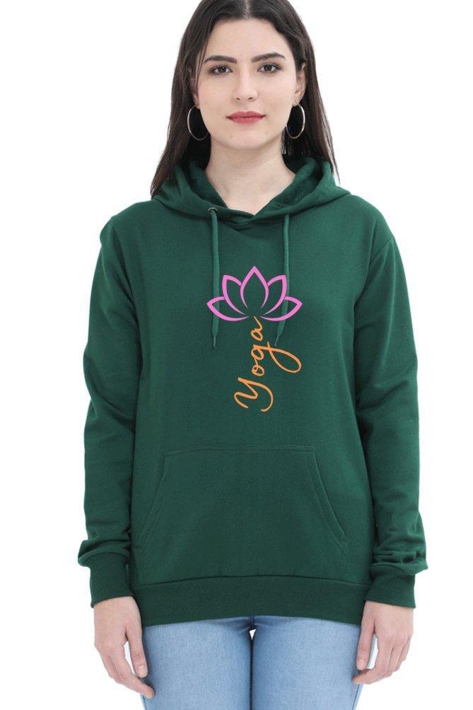 yoga hoodie - sunny buttons