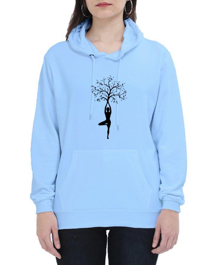 yoga hoodie - sunny buttons