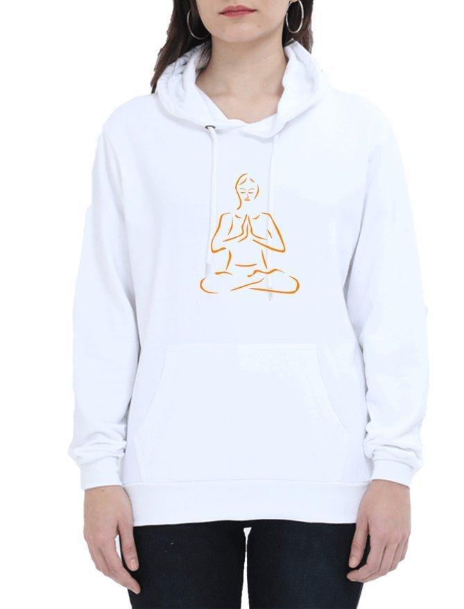 yoga hoodie - sunny buttons