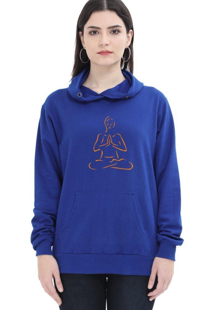 yoga hoodie - sunny buttons