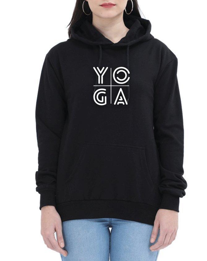 yoga hoodie - sunny buttons
