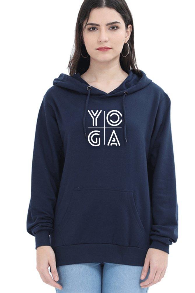 yoga hoodie - sunny buttons