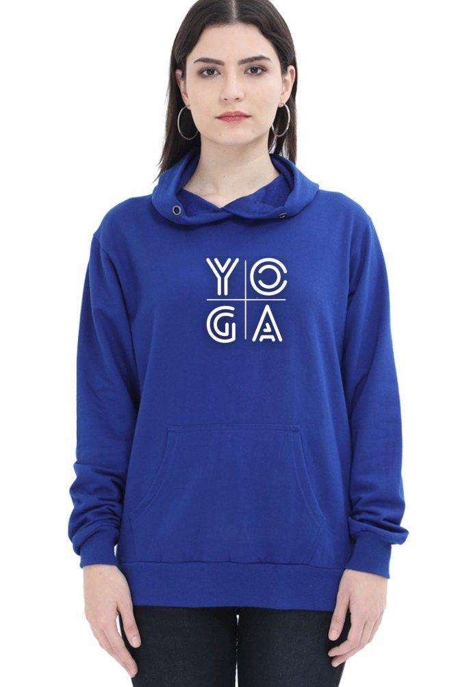 yoga hoodie - sunny buttons