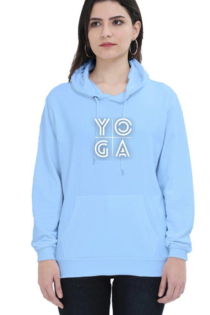 yoga hoodie - sunny buttons