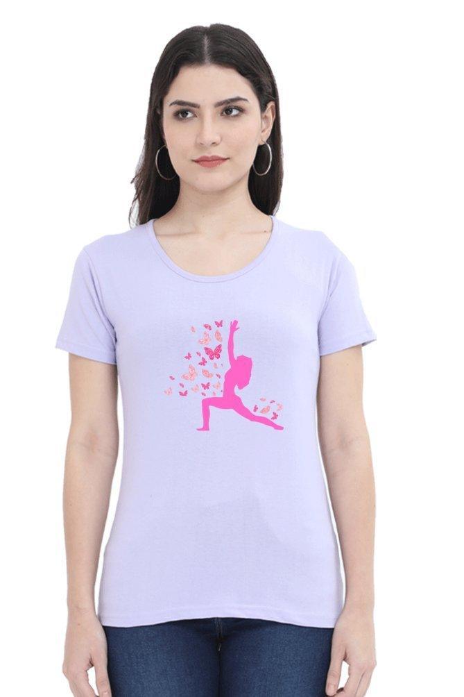 yoga | womens t-shirt - sunny buttons