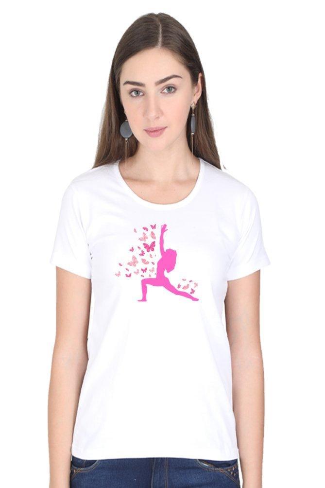 yoga | womens t-shirt - sunny buttons