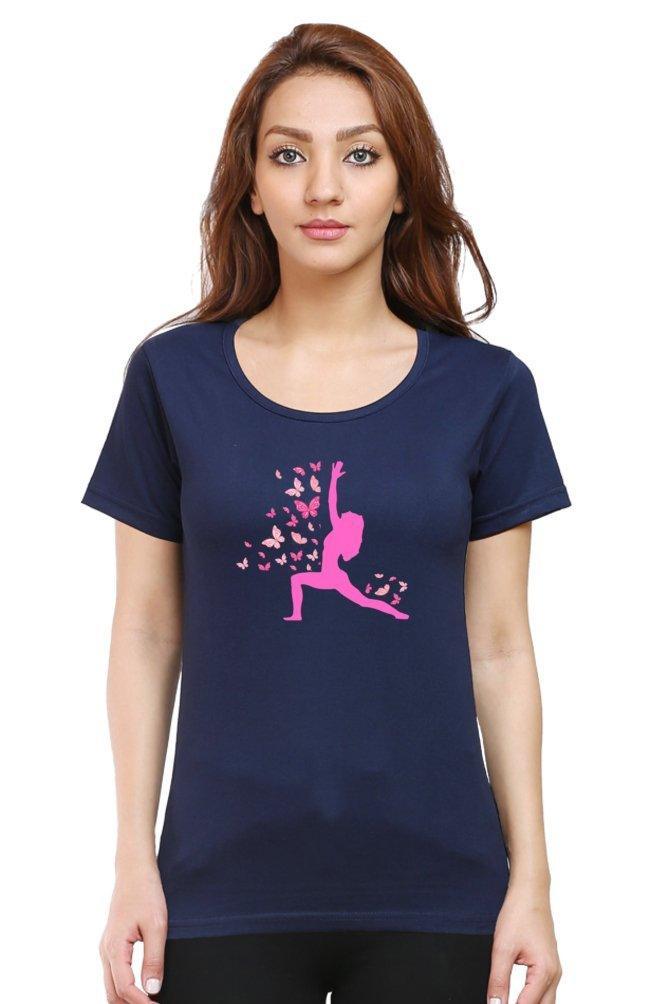 yoga | womens t-shirt - sunny buttons