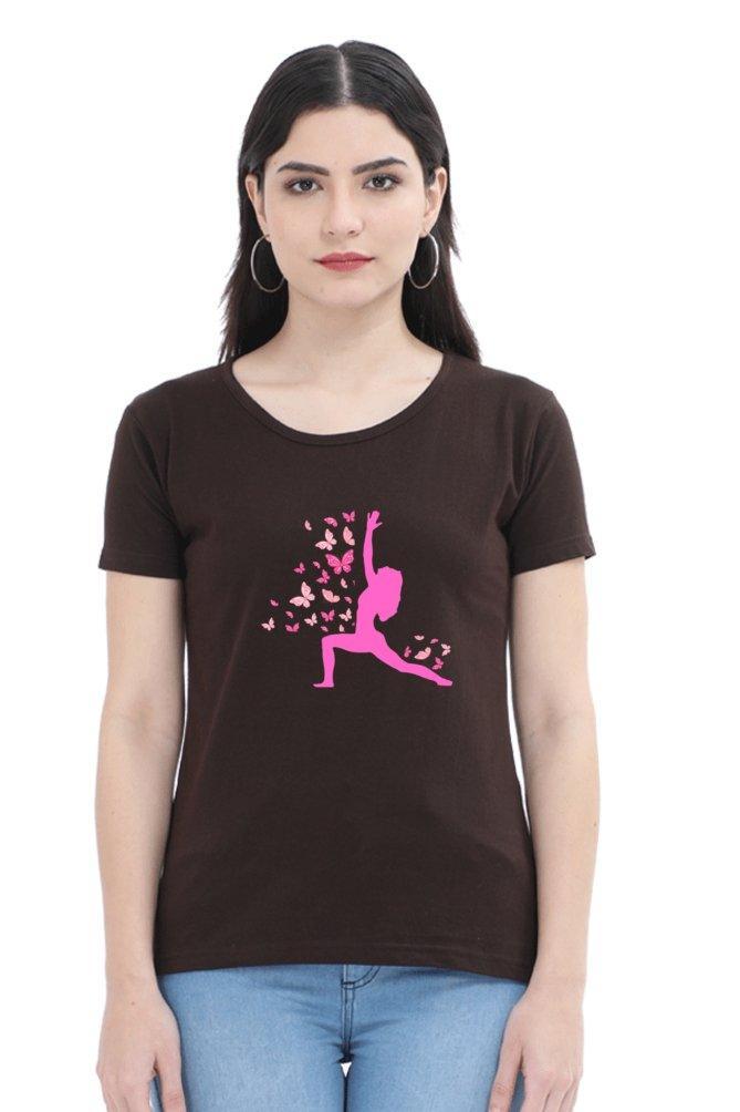 yoga | womens t-shirt - sunny buttons