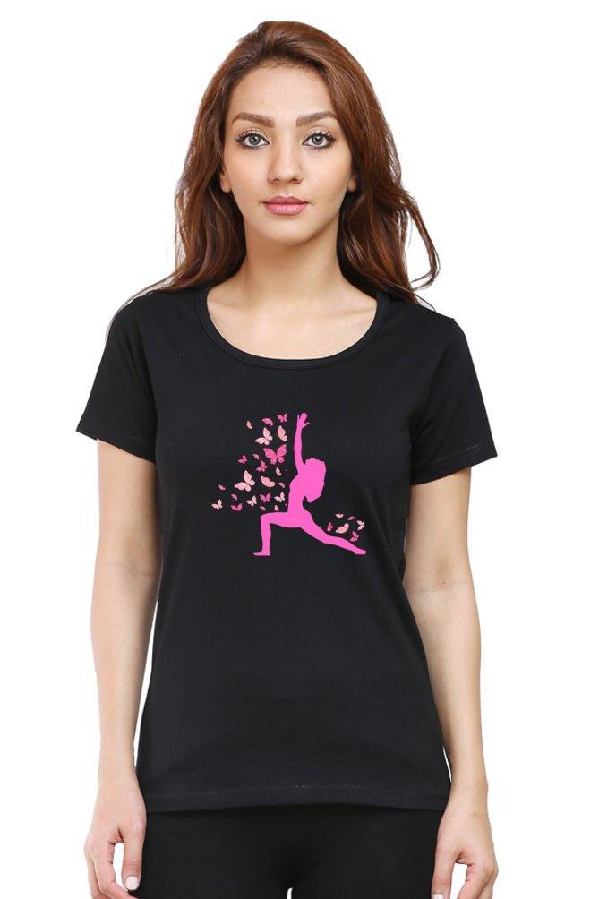 yoga | womens t-shirt - sunny buttons