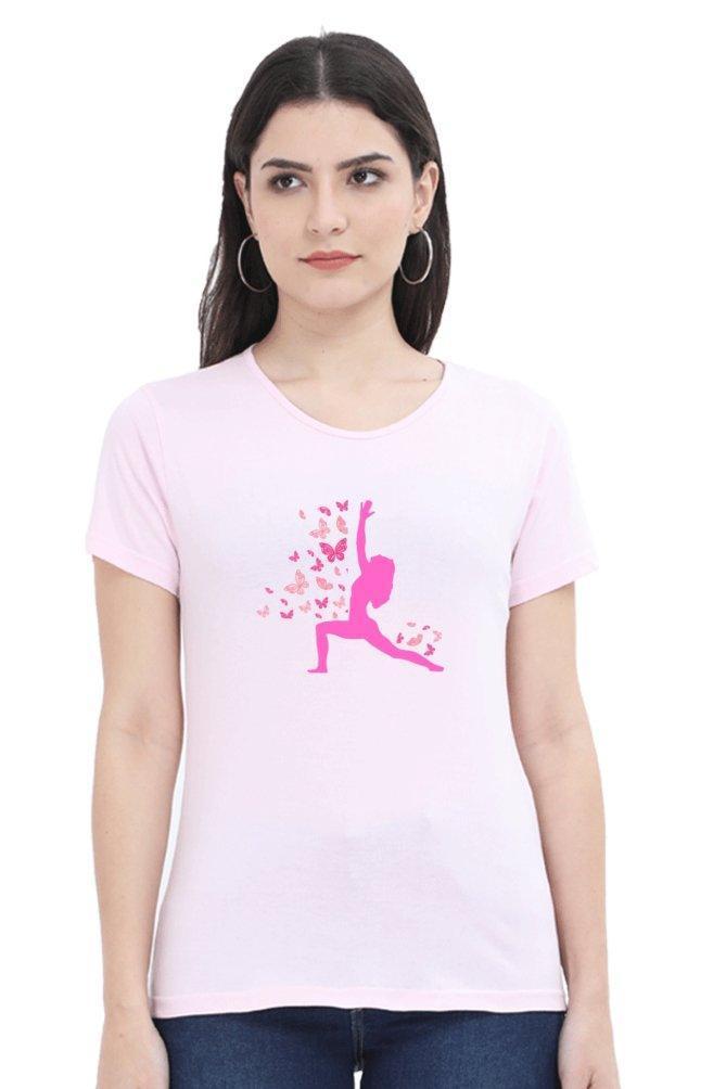 yoga | womens t-shirt - sunny buttons