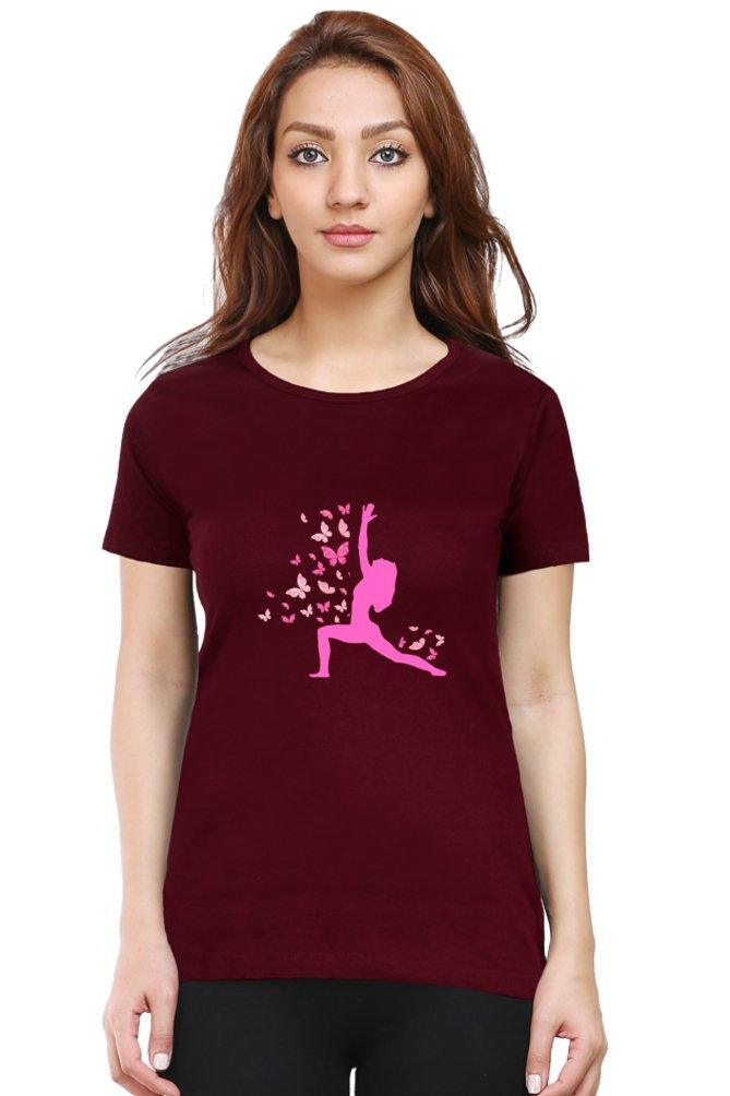 yoga | womens t-shirt - sunny buttons