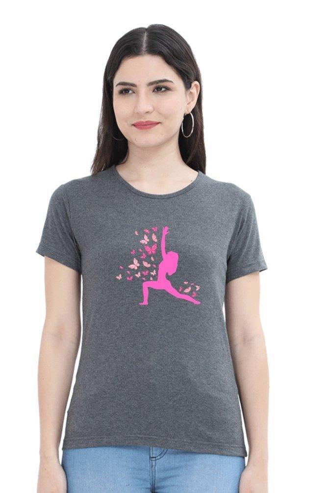 yoga | womens t-shirt - sunny buttons