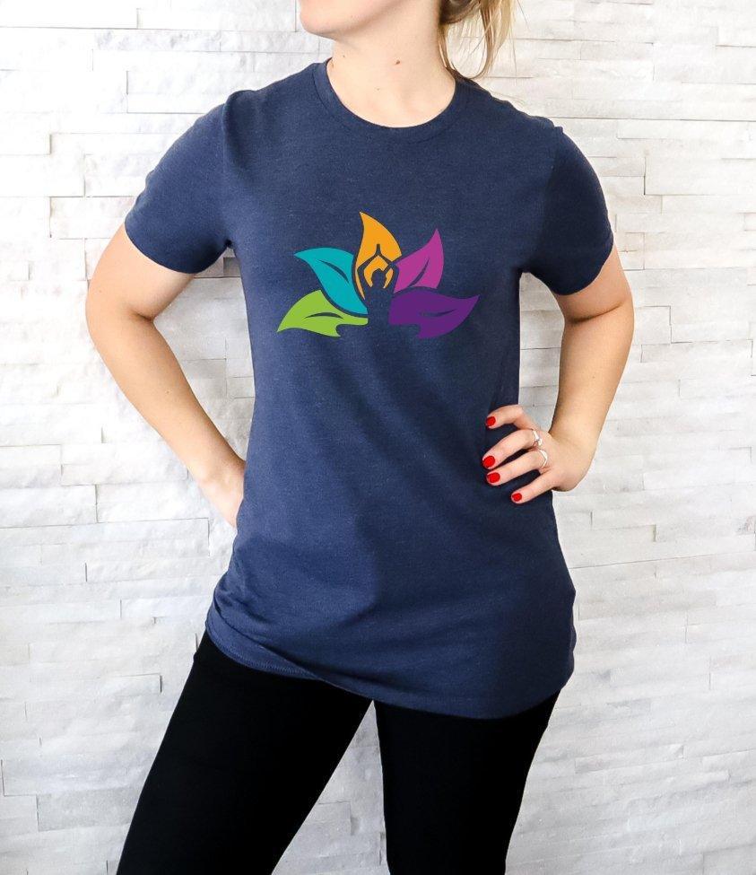 yoga | womens tee - sunny buttons