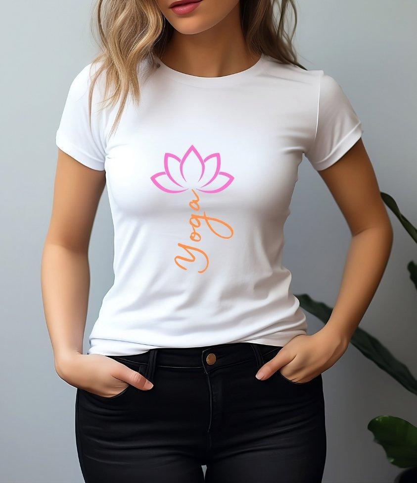 Yoga | Womens tee - sunny buttons