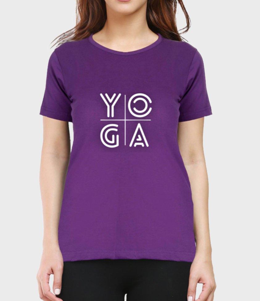 yoga | womens tee - sunny buttons