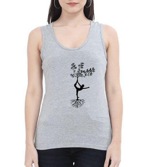yoga tree | tank top - sunny buttons