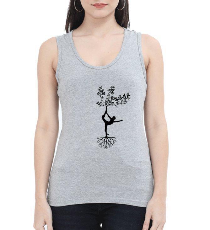 yoga tree | tank top - sunny buttons