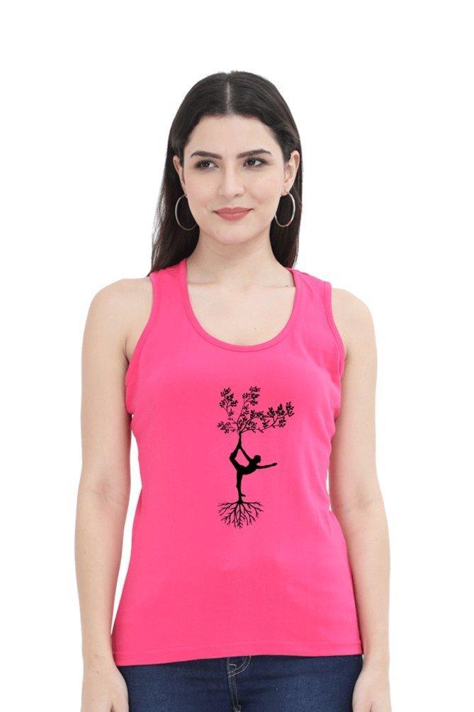 yoga tree | tank top - sunny buttons