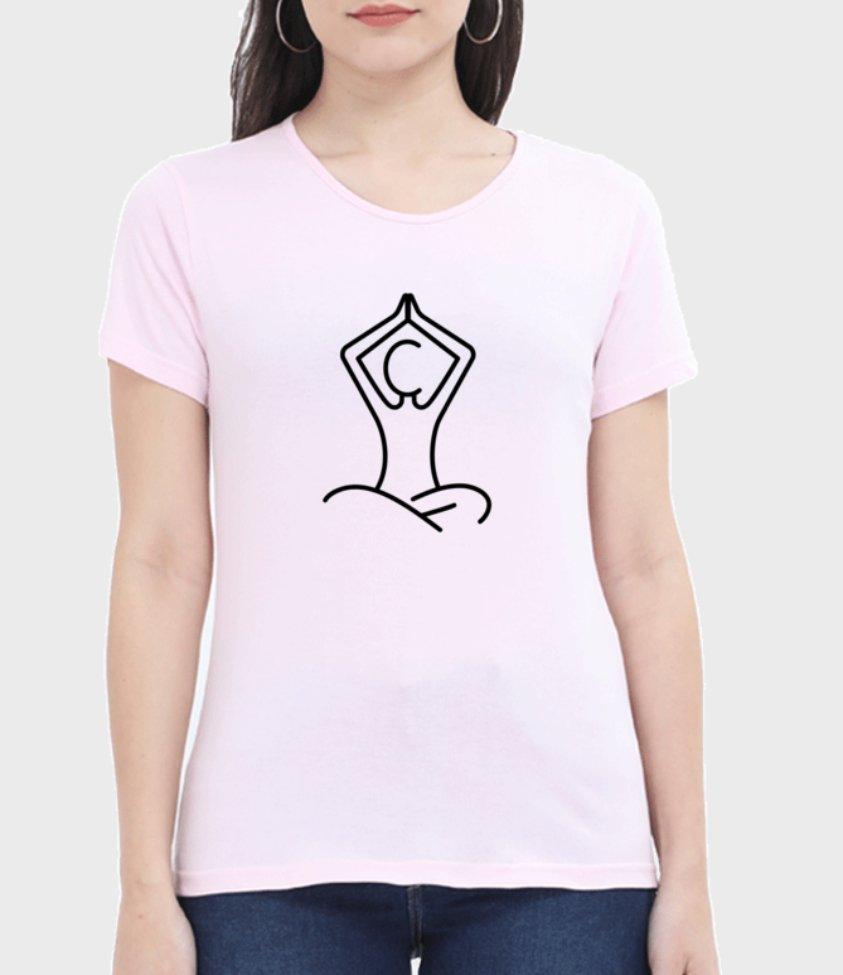 yoga | womens t-shirt - sunny buttons