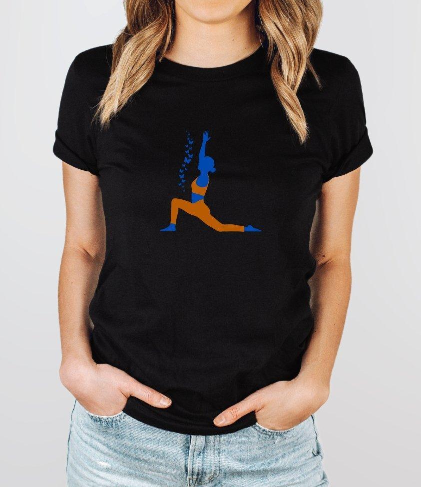 yoga | womens t-shirt - sunny buttons
