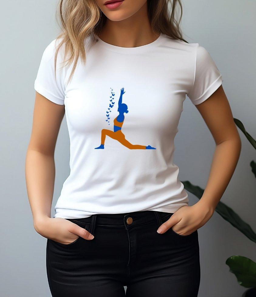 yoga | womens t-shirt - sunny buttons