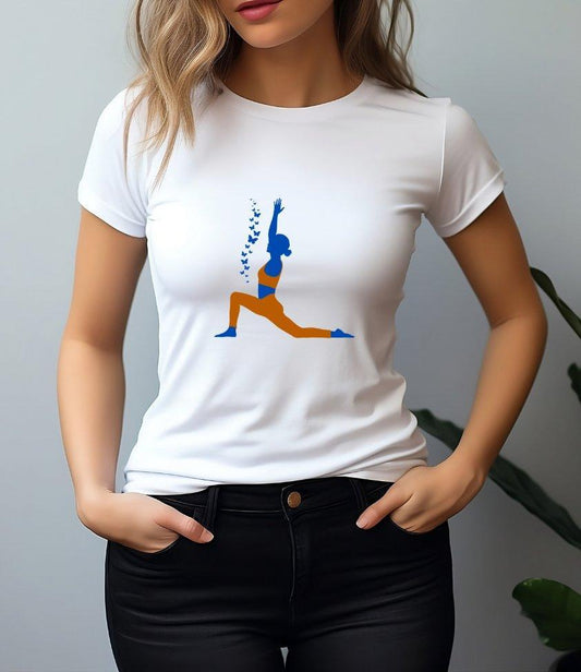 yoga | womens t-shirt - sunny buttons