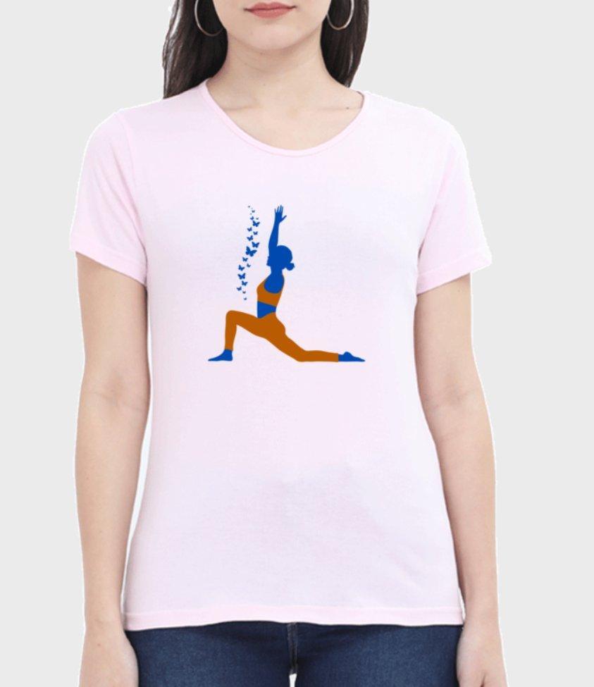 yoga | womens t-shirt - sunny buttons