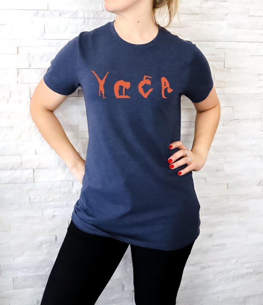 yoga | womens tee - sunny buttons