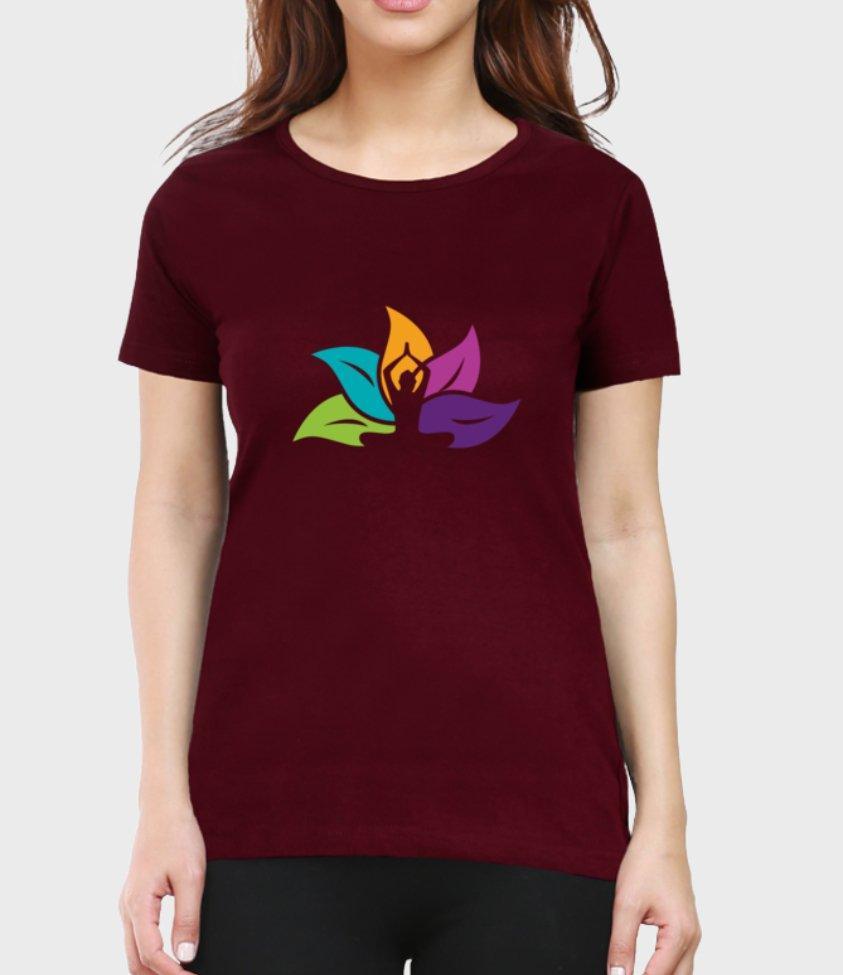 yoga | womens tee - sunny buttons
