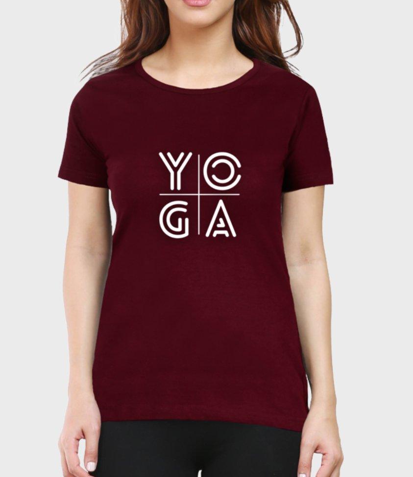 yoga | womens tee - sunny buttons