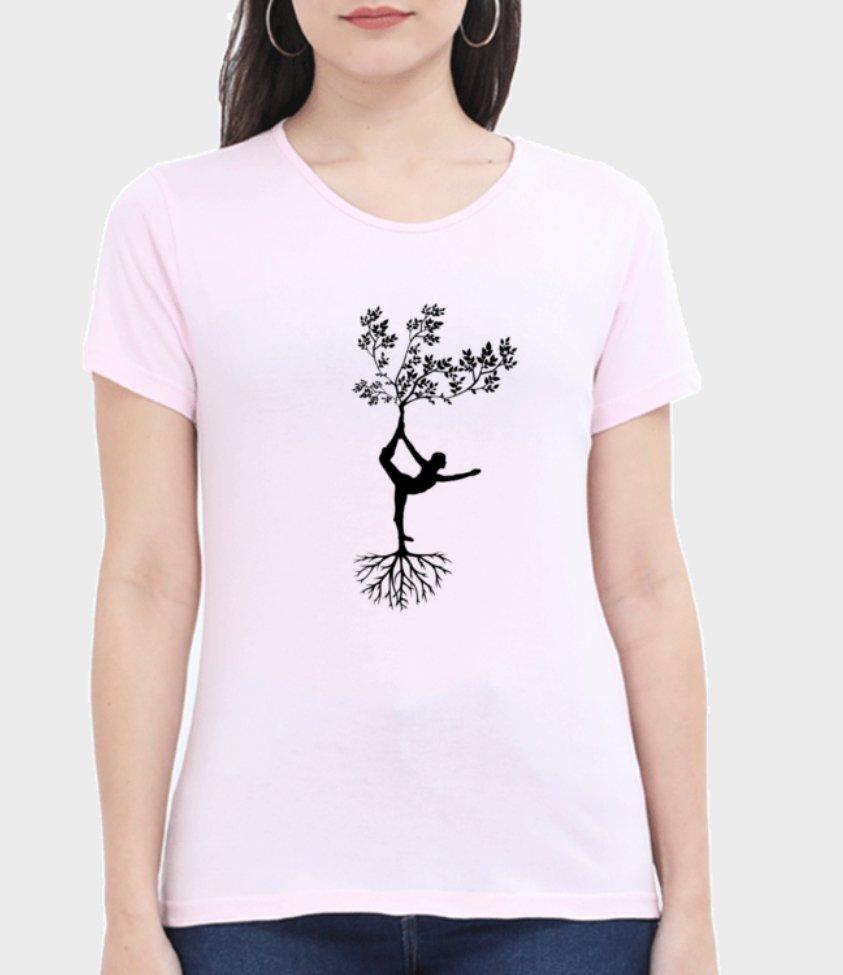 yoga | womens tee - sunny buttons