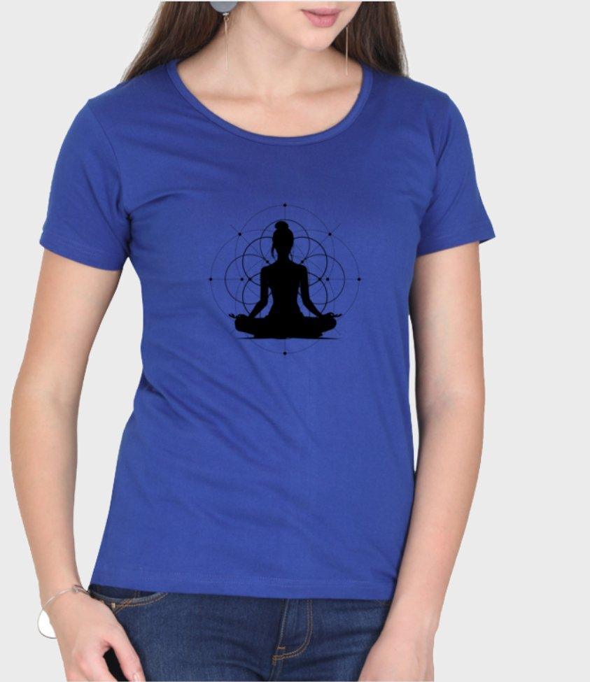 yoga | womens tee - sunny buttons