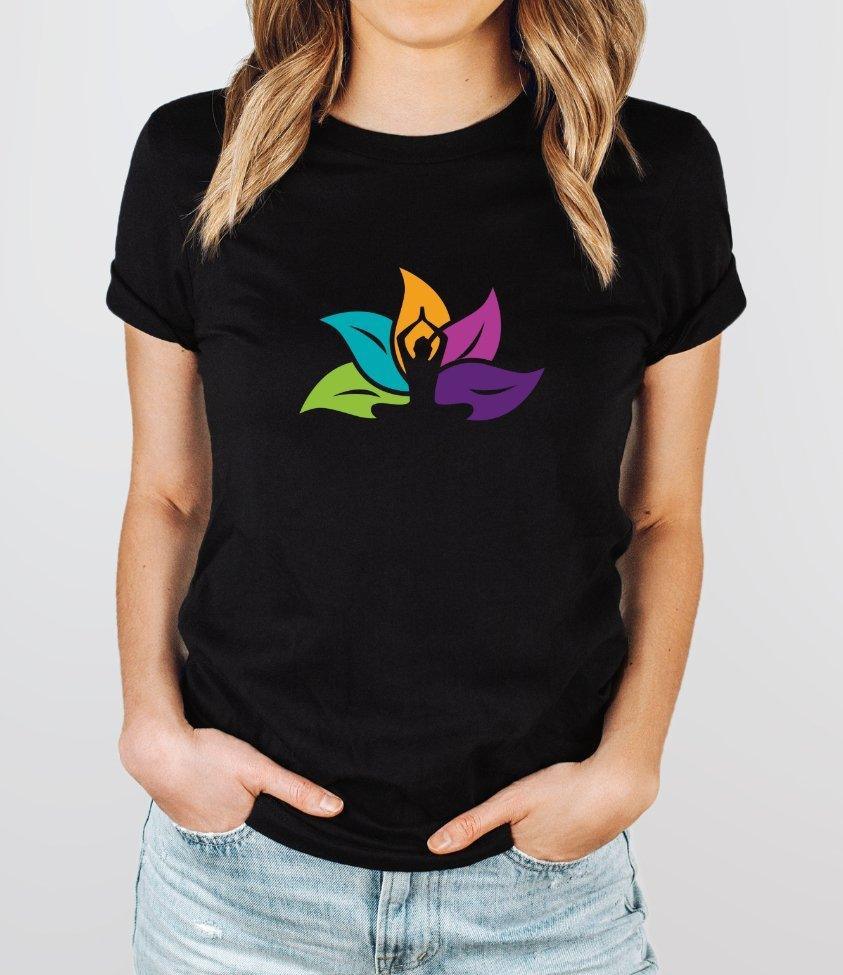 yoga | womens tee - sunny buttons