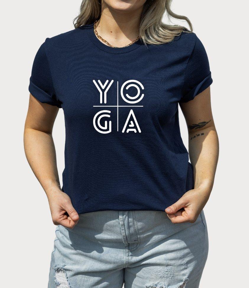 yoga | womens tee - sunny buttons