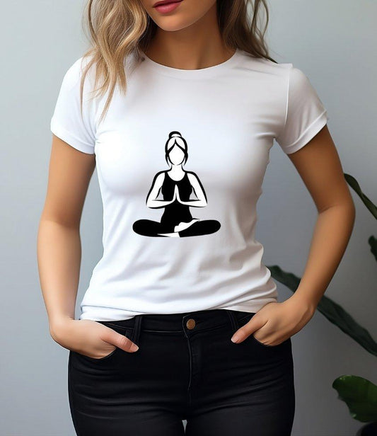 Yoga | womens tee - sunny buttons