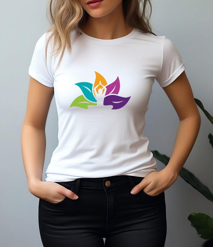 yoga | womens tee - sunny buttons