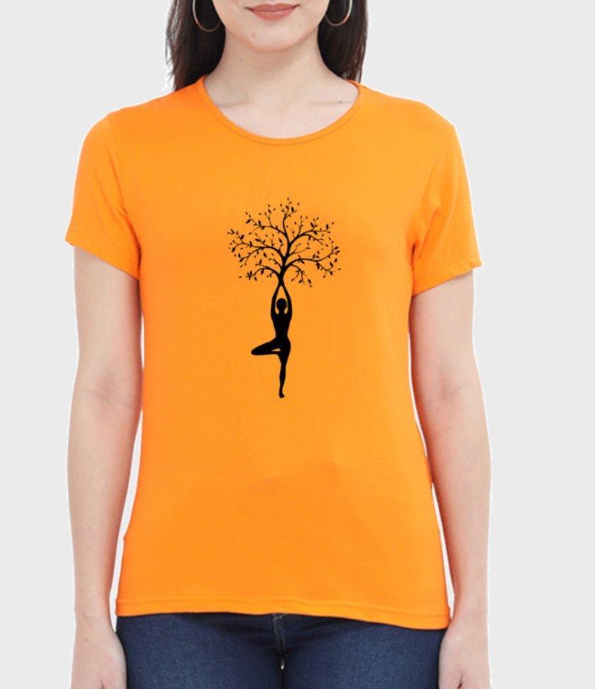 Yoga | womens tee - sunny buttons